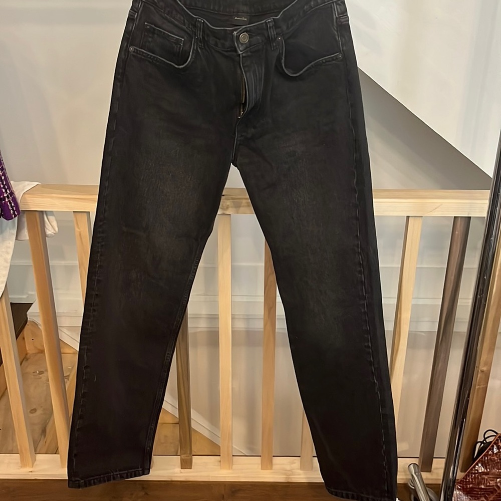 Brand New (WOT) Massimo Dutti Wide Leg Black Jeans